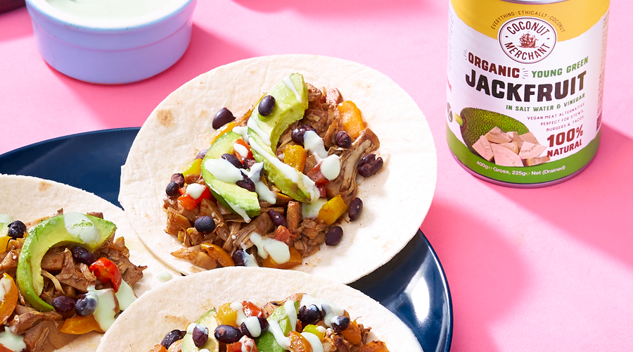 THE BEST BBQ JACKFRUIT FAJITAS!