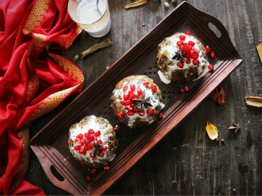 Mini Vegan & Gluten Free Christmas Puddings