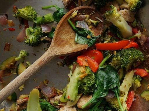 Asian-Style Spicy Chicken and Vegetables