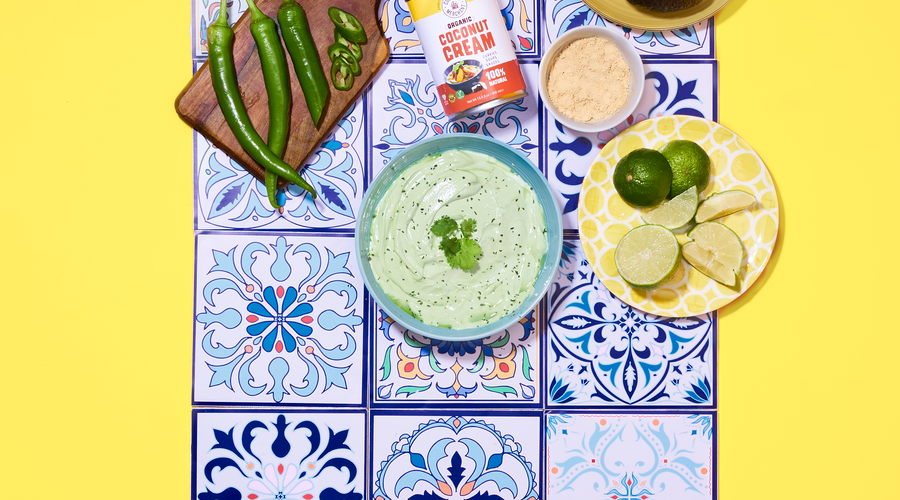 KETO + VEGAN COCONUT JALAPEÑO DRESSING