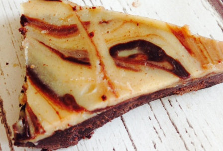 Raw Vegan Chocolate with Almond Swirl
