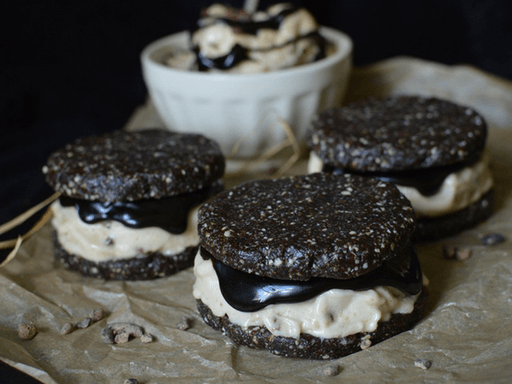 Chocolate Fudge Ice Cream Sandwiches