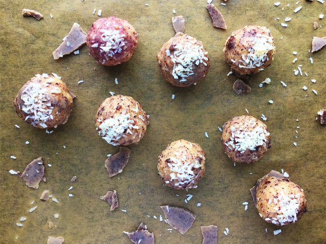 Coconut and Acai Berry Truffles