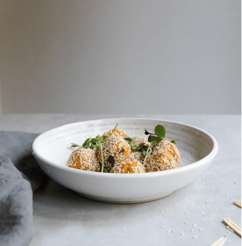 TRY THESE: BEAT THE BLOAT BAKED PUMPKIN FALAFEL