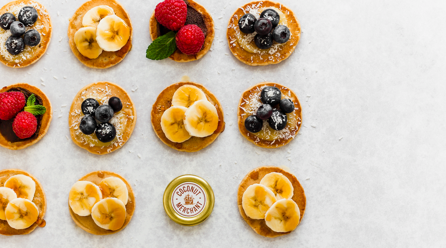 Mini Coconut Pancakes