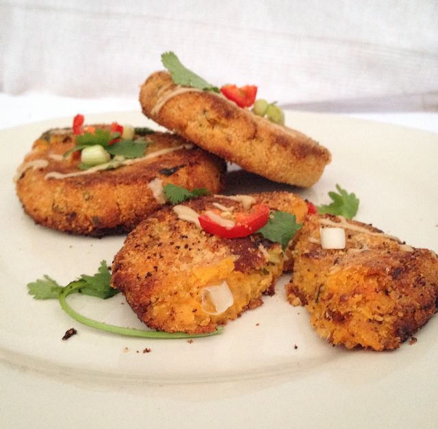 Sweet Potato & Salmon Fishcakes – Coconut Merchant