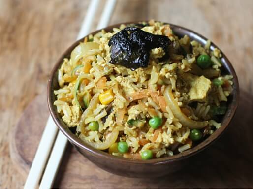 Tofu Fried Rice – Coconut Merchant