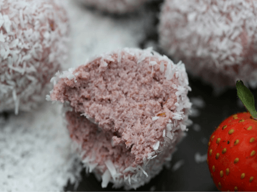 Strawberry Bliss Balls – Coconut Merchant