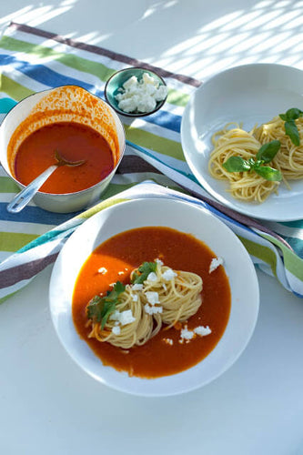 Pasta with Home Made Tomato Sauce