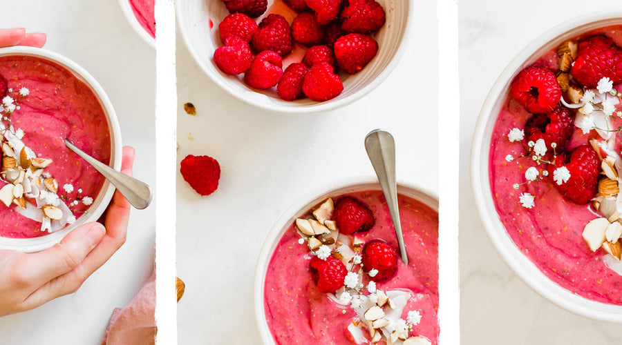 Coconut & Raspberry Smoothie Bowl