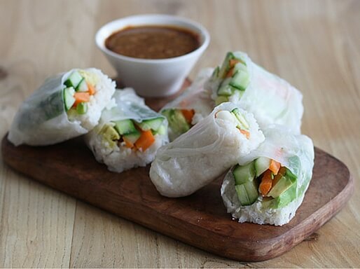 Coconut Rice Sushi Wraps