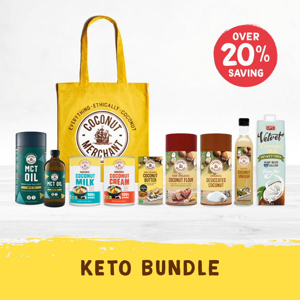 Keto Kit MCT Oil, Coconut Milk & More Free UK Delivery Coconut Merchant