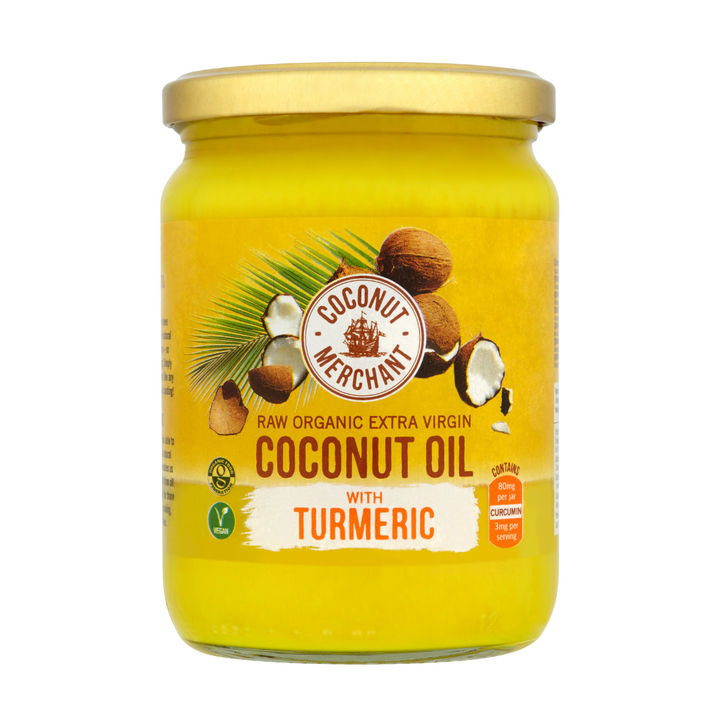 Raw Organic Extra Virgin Coconut Oil With Turmeric 500ml