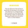 5-star customer review for Coconut Merchant Raw Organic Coconut Butter by C. North.