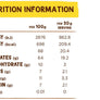 Nutrition information for Coconut Merchant Organic Desiccated Coconut 500g - 209.4 kcal per 30g serving.