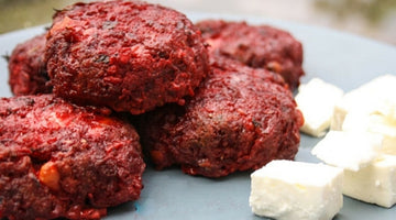 Lamb, Beet & Feta Burgers