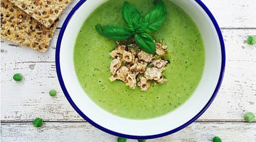 Coconut Milk, Pea and Basil Soup