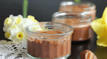 Gluten-free, Dairy-free Chocolate & Salted Caramel Pots