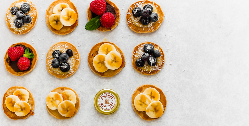Mini Coconut Pancakes