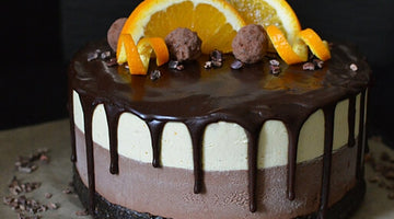 Raw Double Chocolate Orange Cheesecake