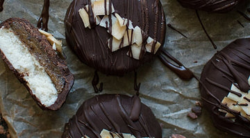Chocolate Covered Coconut Caramel Patties