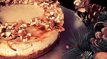 Protein Chestnut & Pear Cheesecake