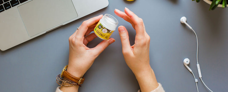 Coconut oil for skin and for hair