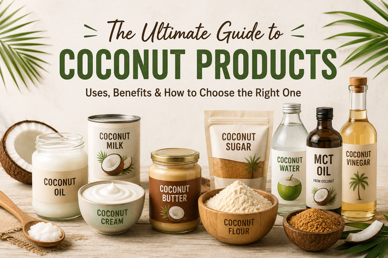 9 Types of Coconut Products