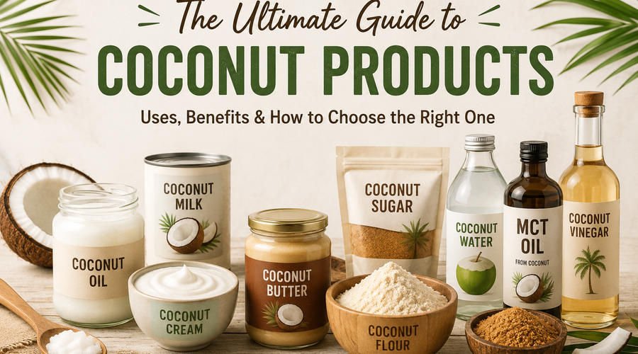 9 Types of Coconut Products