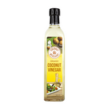 Coconut Merchant Organic Coconut Vinegar 500ml bottle for healthy cooking and salad dressing